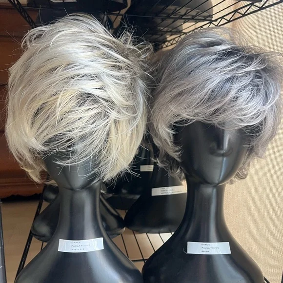 2/7/26 🚨UPDATE ‼️Wig collection.
SALT AND PEPPER.
BLONDE. - Picture 1 of 7